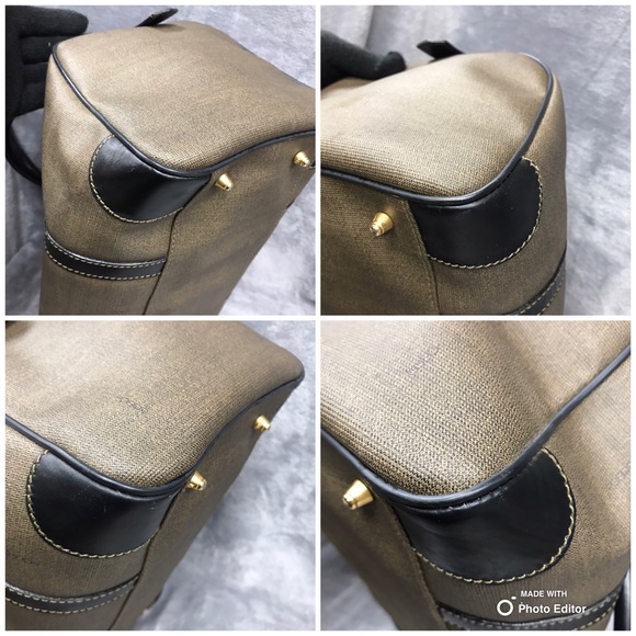 FENDI VINTAGE BOSTON DUFFLE BAG LOCK & KEY FINAL SALE - Picture 6 of 8